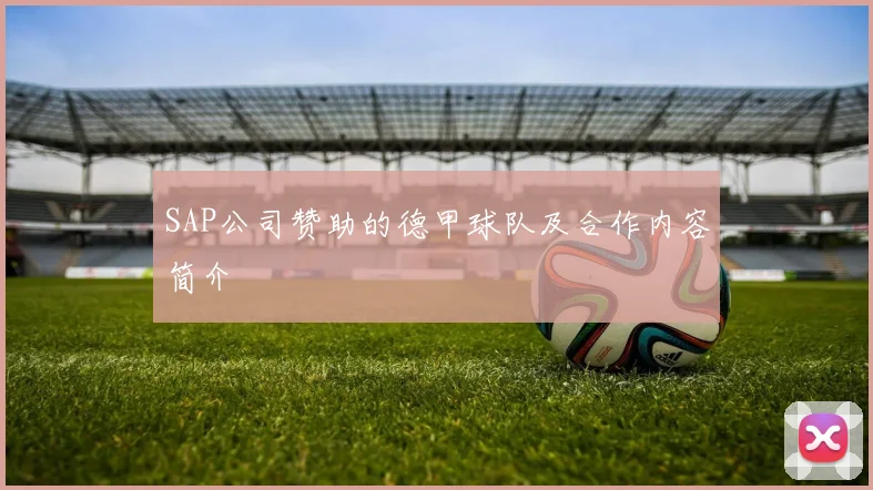 SAP公司赞助的德甲球队及合作内容简介